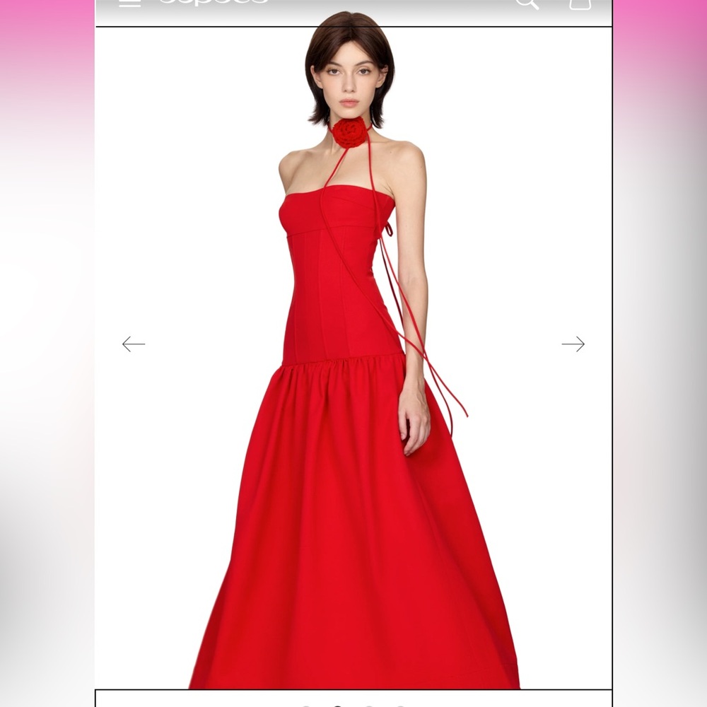 Bupbes Alexis dress in red